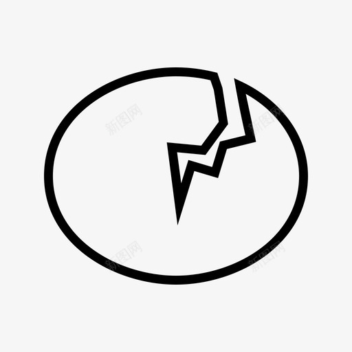 蛋孵化鸟蛋鸡蛋图标svg_新图网 https://ixintu.com 孵化 鸟蛋 鸡蛋 鸭蛋