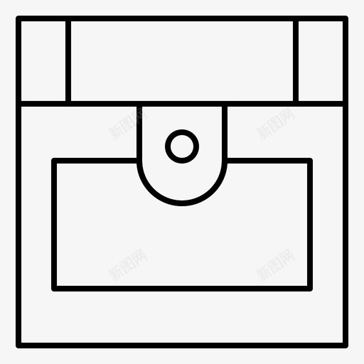 宝箱海盗宝藏图标svg_新图网 https://ixintu.com 地图旅行 宝箱 宝藏 海盗