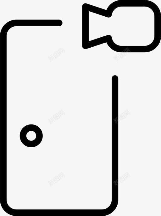 视频闭路电视门图标svg_新图网 https://ixintu.com 入口 出口 胶片 视频 门薄 闭路电视