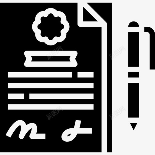 协议会计和财务填写图标svg_新图网 https://ixintu.com 会计 协议 填写 财务