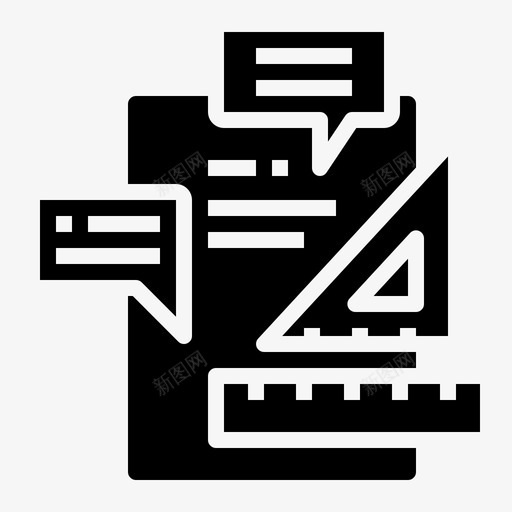 平面图工程57填充图标svg_新图网 https://ixintu.com 填充 工程 平面图