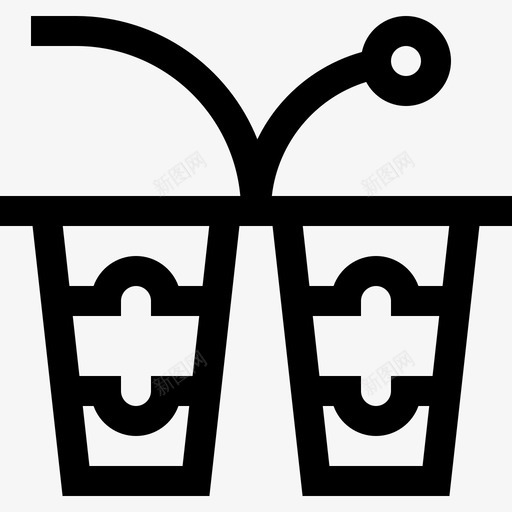 啤酒杯派对和庆祝27直系图标svg_新图网 https://ixintu.com 啤酒杯 派对和庆祝27 直系