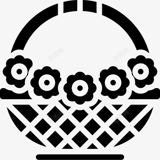 篮子复古装饰20雕文图标svg_新图网 https://ixintu.com 复古 篮子 装饰 雕文