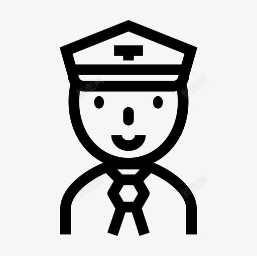 飞行员职业2直系图标svg_新图网 https://ixintu.com 直系 职业 飞行员