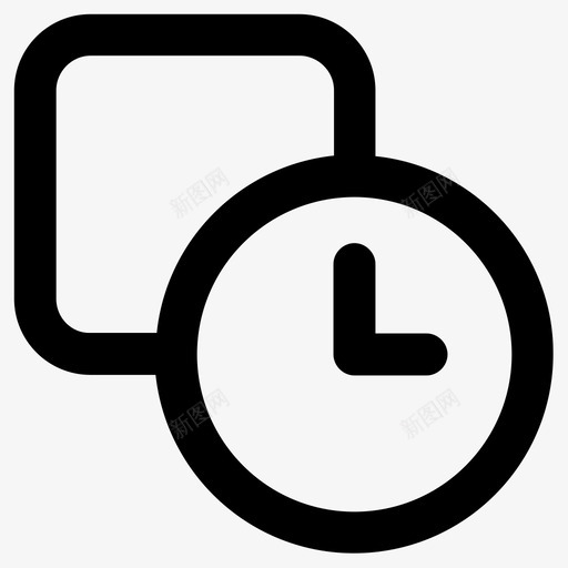 等待时钟时间图标svg_新图网 https://ixintu.com 时钟 时间 等待