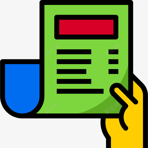 比尔网上购物4线性颜色图标svg_新图网 https://ixintu.com 比尔 线性 网上购物 颜色
