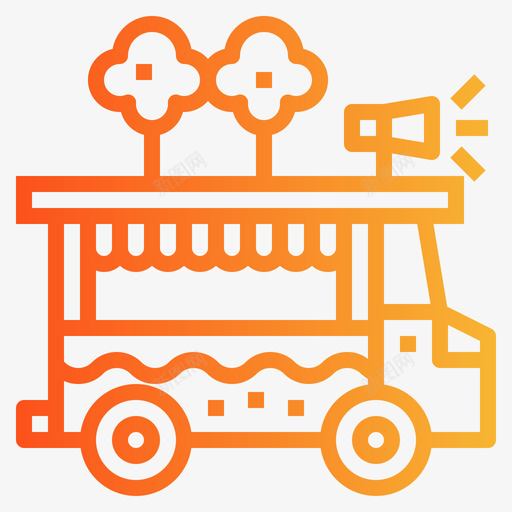 棉花糖食品车5坡度图标svg_新图网 https://ixintu.com 坡度 棉花糖 食品车5
