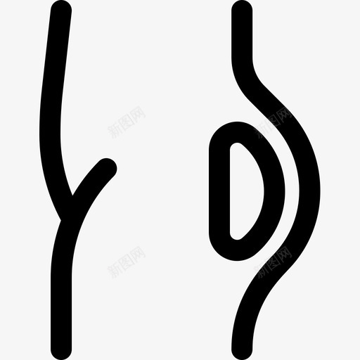 臀部整形手术11直系图标svg_新图网 https://ixintu.com 整形手术11 直系 臀部