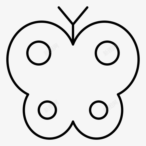 动物蝴蝶复活节图标svg_新图网 https://ixintu.com 动物 复活节 大自然 蝴蝶