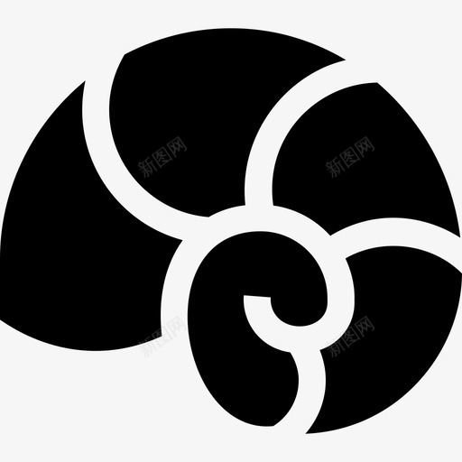 海螺生物学21填充图标svg_新图网 https://ixintu.com 填充 海螺 生物学
