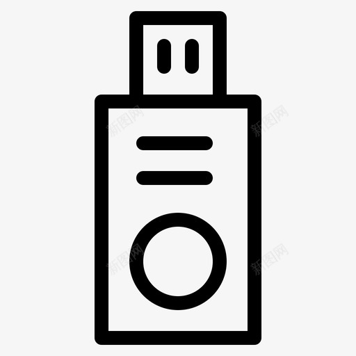 磁盘闪存usb图标svg_新图网 https://ixintu.com usb 磁盘 设备 闪存