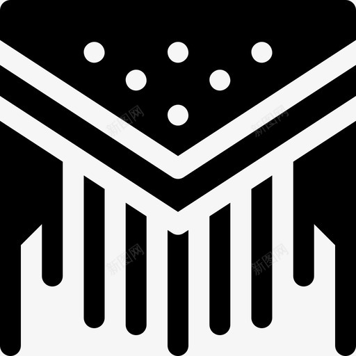 披肩西班牙14填充图标svg_新图网 https://ixintu.com 填充 披肩 西班牙