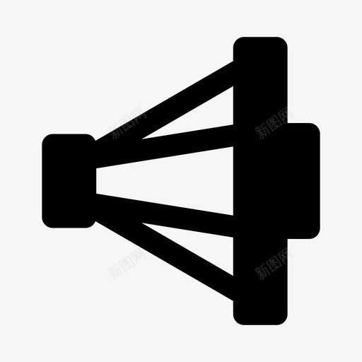 广告大喇叭营销图标svg_新图网 https://ixintu.com 喇叭 广告 营销