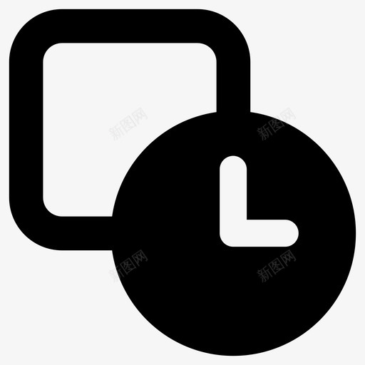 等待时钟时间图标svg_新图网 https://ixintu.com 时钟 时间 等待