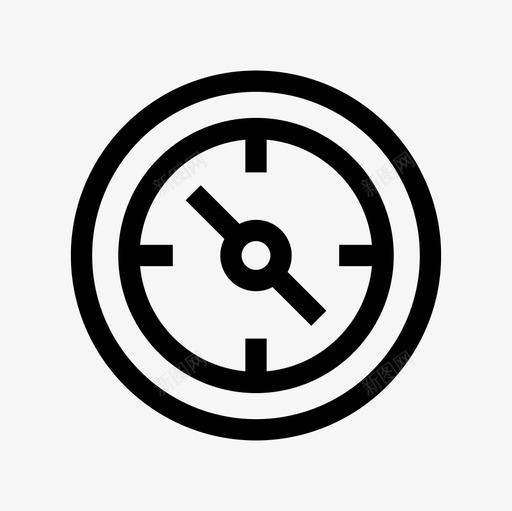 罗盘地图和位置直线图标svg_新图网 https://ixintu.com 地图和位置 直线 罗盘