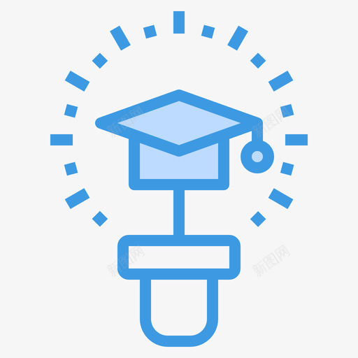 理念教育和学习15蓝色图标svg_新图网 https://ixintu.com 教育和学习15 理念 蓝色