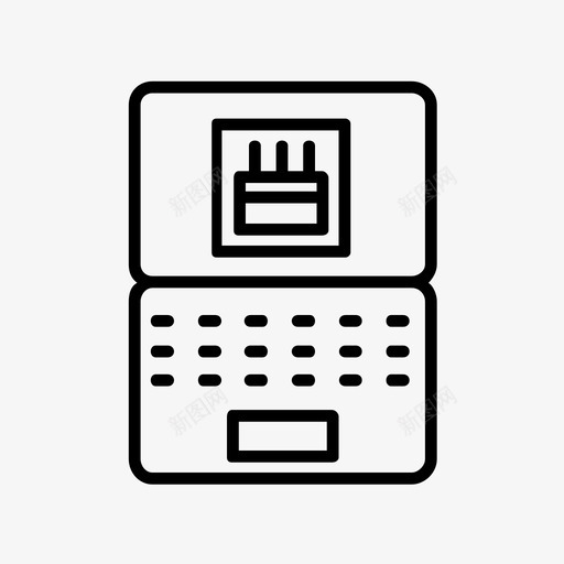 笔记本电脑生日礼物电脑图标svg_新图网 https://ixintu.com 技术 生日礼物 电子 电脑 笔记本电脑 设备