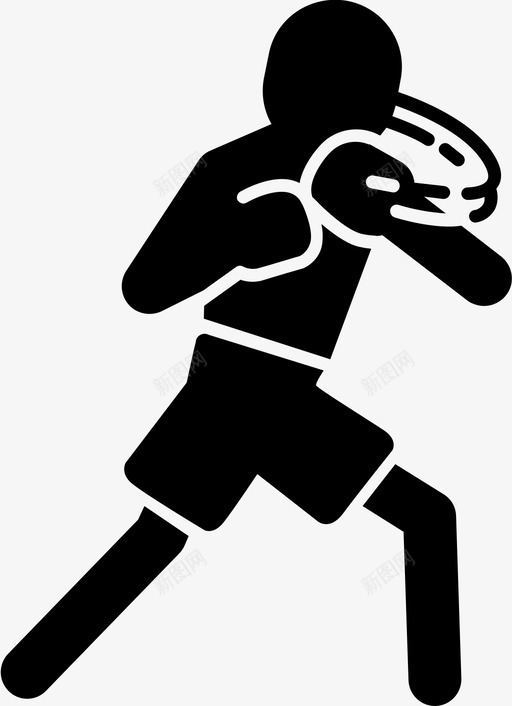 钩拳拳击武术图标svg_新图网 https://ixintu.com 拳击 武术 钩拳