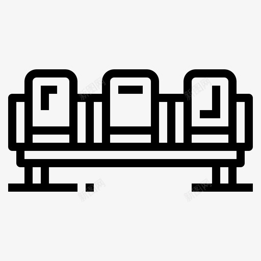 通用座位小姐图标svg_新图网 https://ixintu.com 小姐 座位 通用