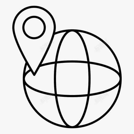 全球旅游世界图标svg_新图网 https://ixintu.com 世界 全球 地图旅游 旅游