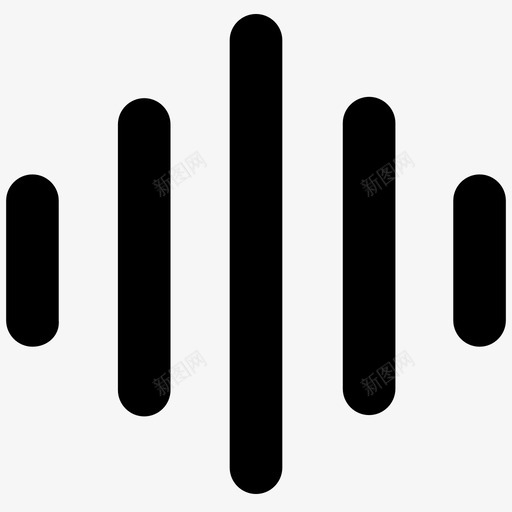 音波svg_新图网 https://ixintu.com 音波 音量波动