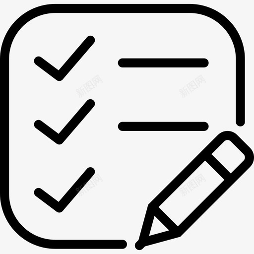 编辑列表目录文档图标svg_新图网 https://ixintu.com 列表 文档 目录 编辑