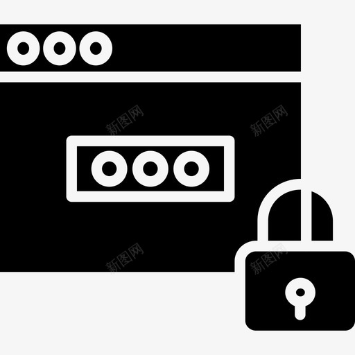 密码网页和开发31固体图标svg_新图网 https://ixintu.com 固体 密码 网页设计和开发31