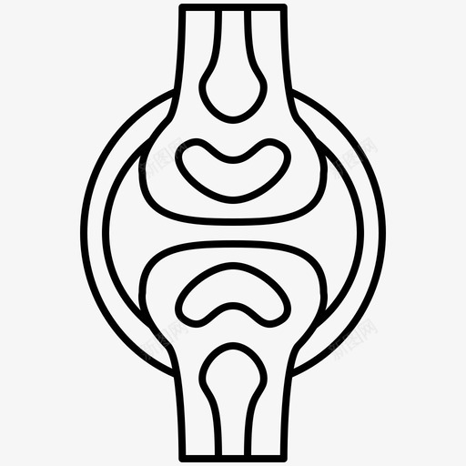 骨关节软骨关节图标svg_新图网 https://ixintu.com 人体 关节 器官 软骨 韧带 骨关节 骨科