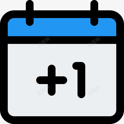 日历投票2线颜色图标svg_新图网 https://ixintu.com 投票 日历 颜色
