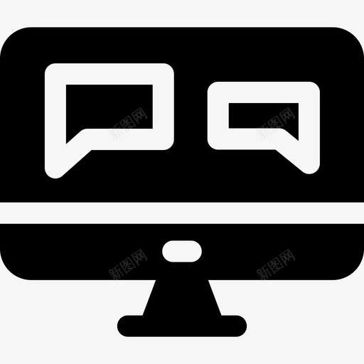 消息文案42已填充图标svg_新图网 https://ixintu.com 填充 文案 消息