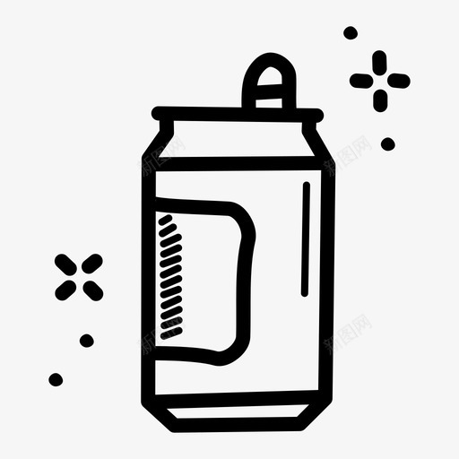 啤酒饮料罐头图标svg_新图网 https://ixintu.com 啤酒 啤酒节 涂鸦 罐头 苏打水 饮料