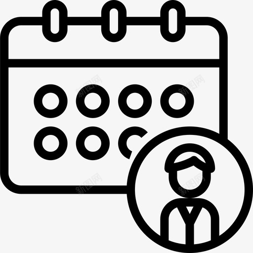 课程表教育183线性图标svg_新图网 https://ixintu.com 教育 线性 课程表