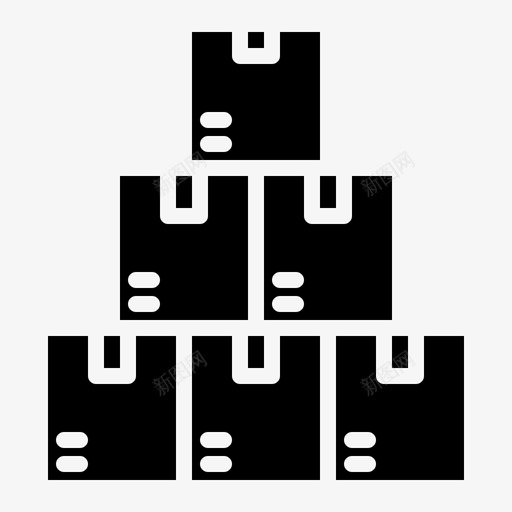 储存交付69填充图标svg_新图网 https://ixintu.com 交付69 储存 填充