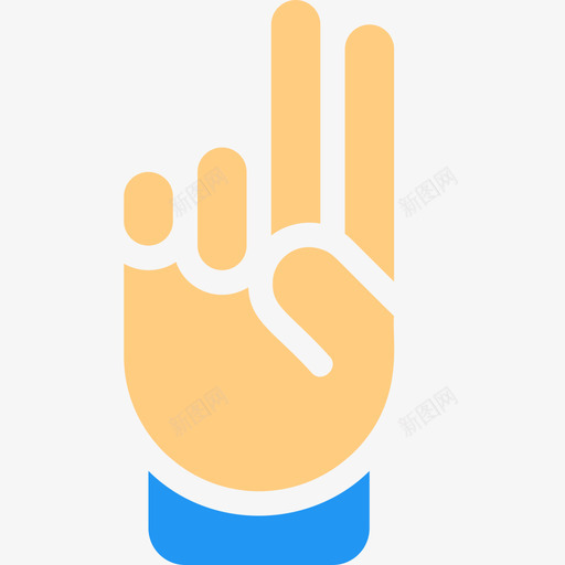 手3票持平图标svg_新图网 https://ixintu.com 3票 手 持平