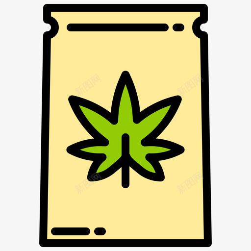 大麻雷鬼音乐3线性颜色图标svg_新图网 https://ixintu.com 大麻 线性 雷鬼 音乐 颜色