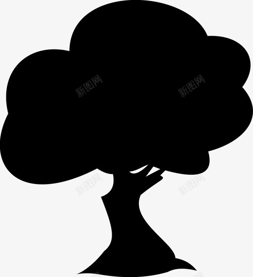 树花园生长图标svg_新图网 https://ixintu.com 树叶 生长 自然 花园