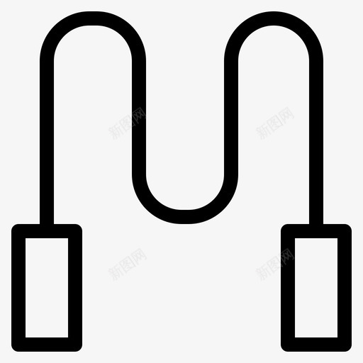 绳子跳绳运动图标svg_新图网 https://ixintu.com 绳子 跳绳 运动