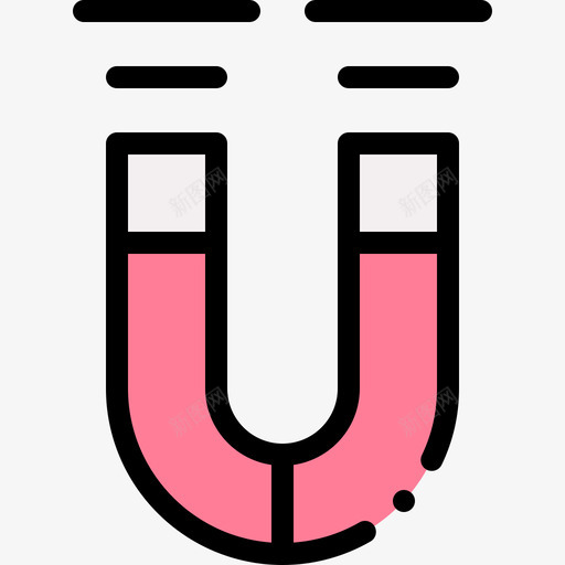 磁铁返校77线性颜色图标svg_新图网 https://ixintu.com 磁铁 线性 返校 颜色