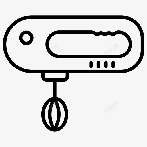 搅拌机盘子食物图标svg_新图网 https://ixintu.com 厨房 搅拌机 盘子 食物