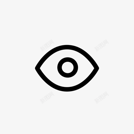 eye 托福说的游览量图标svg_新图网 https://ixintu.com eye 托福说的游览量图标