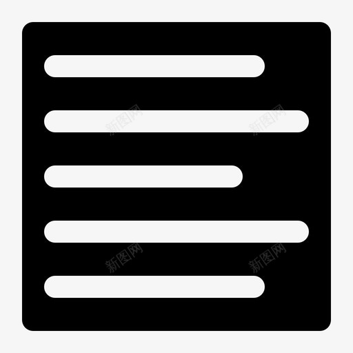 段落左对齐文本段落实线对齐图标svg_新图网 https://ixintu.com 实线 对齐 文本 段落