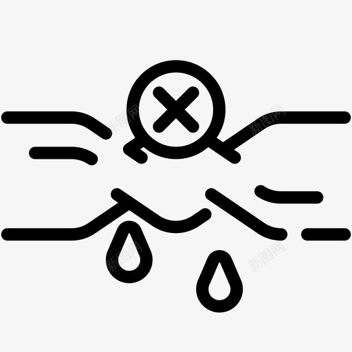 挤压衣服不要拧干图标svg_新图网 https://ixintu.com 不要 拧干 挤压 晾干 洗涤 洗衣 衣服