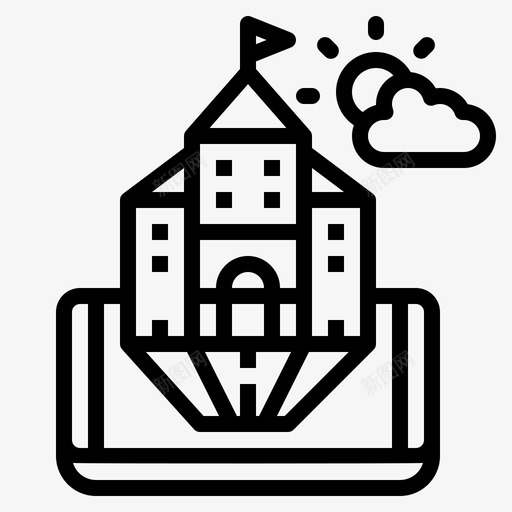 全息图智能手机33线性图标svg_新图网 https://ixintu.com 全息图 手机 智能 线性