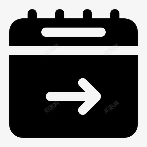 下一个议程日期计划图标svg_新图网 https://ixintu.com 下一个议程 日期 日程表 日程表字形 计划