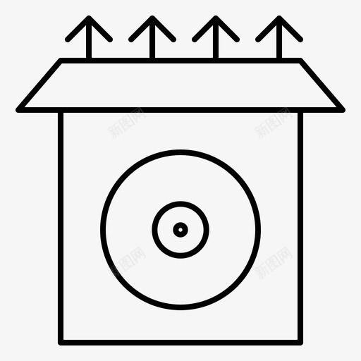 cd安装产品图标svg_新图网 https://ixintu.com cd 产品 多媒体 安装