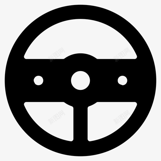 汽车方向盘汽车游戏汽车转向图标svg_新图网 https://ixintu.com 方向盘 汽车方向盘 汽车游戏 汽车转向 游戏手柄 运动和游戏字形矢量图标集