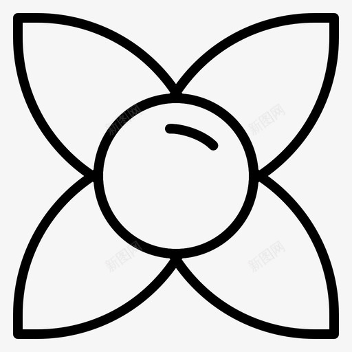 花药草自然图标svg_新图网 https://ixintu.com 自然 花 药草
