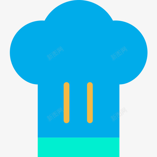 厨师帽服装和时尚扁平图标svg_新图网 https://ixintu.com 厨师 扁平 时尚 服装