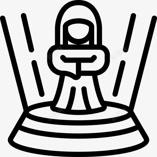 传送科幻2线性图标svg_新图网 https://ixintu.com 传送 科幻2 线性