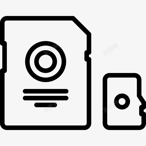 Sd卡摄影师线性图标svg_新图网 https://ixintu.com Sd 摄影师 线性